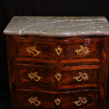 Convenient in-between rosewood marble and golden bronze period Regency