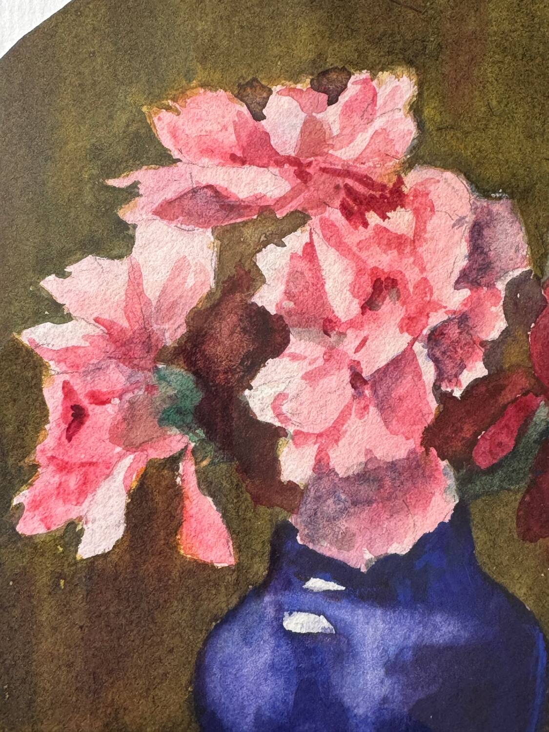 Still life with roses signed Cornillon 20th century