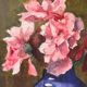 Still life with roses signed Cornillon 20th century