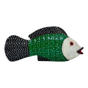 poisson Bozo en bois