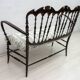 Giuseppe Gaetano Descalzi Mid-Century Modern Italian Chiavari Sofa, 1950s