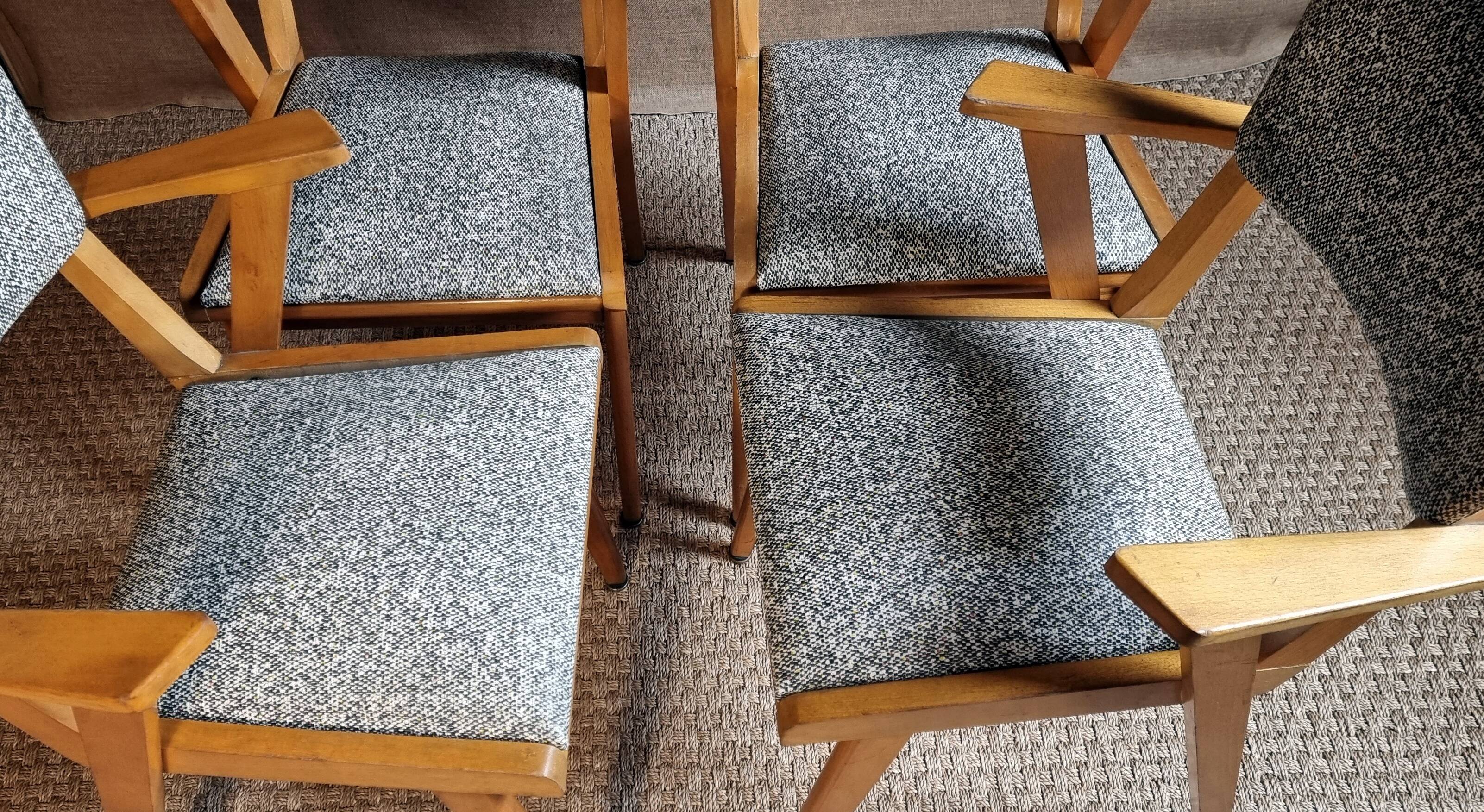 4 60s bridge chairs