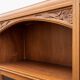 French Art Deco vintage library display cabinet 1930 Mahogany