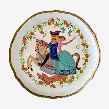 Assiette murale en porcelaine Kaiser, plaque peinte à la main, conte de fées