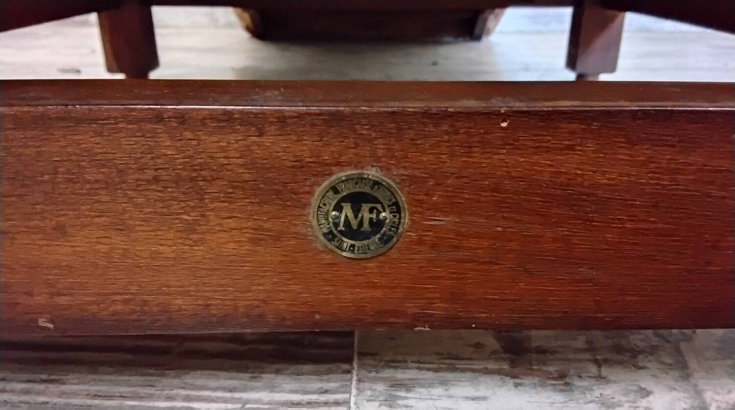 Art Deco reclining armchair with mf system Sint Étienne