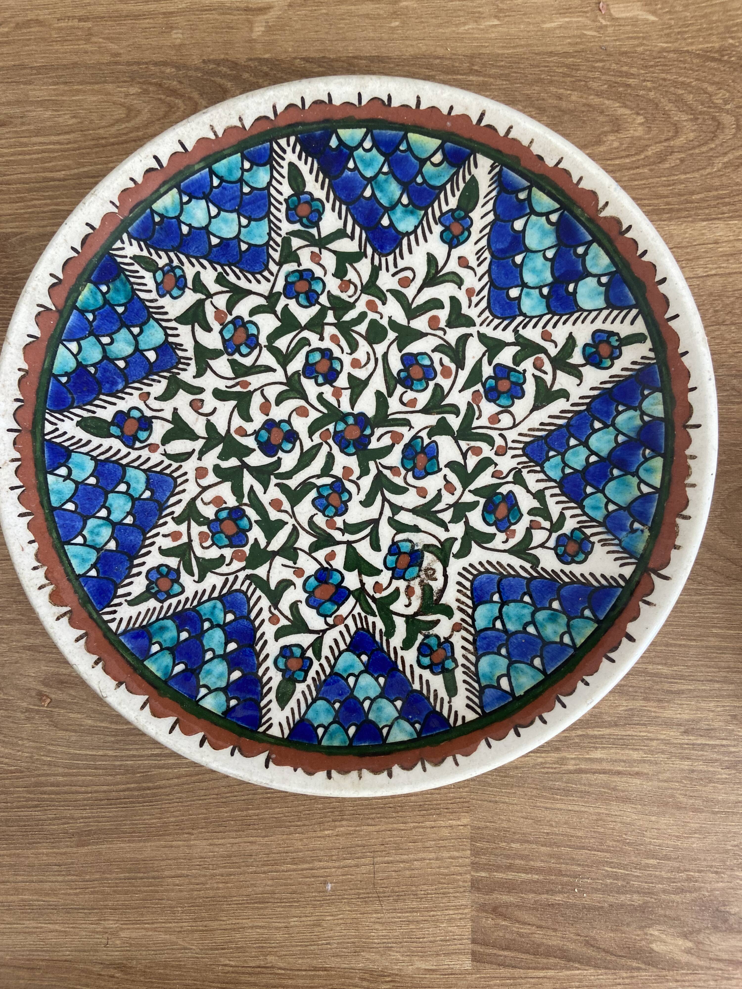 Iznik ceramic wall plate