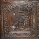 Antique Dutch carved placard, circa 1860.