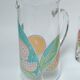 6 verres + carafe à orangeade