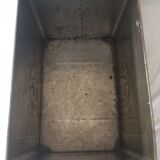 Vintage grey metal case "R"