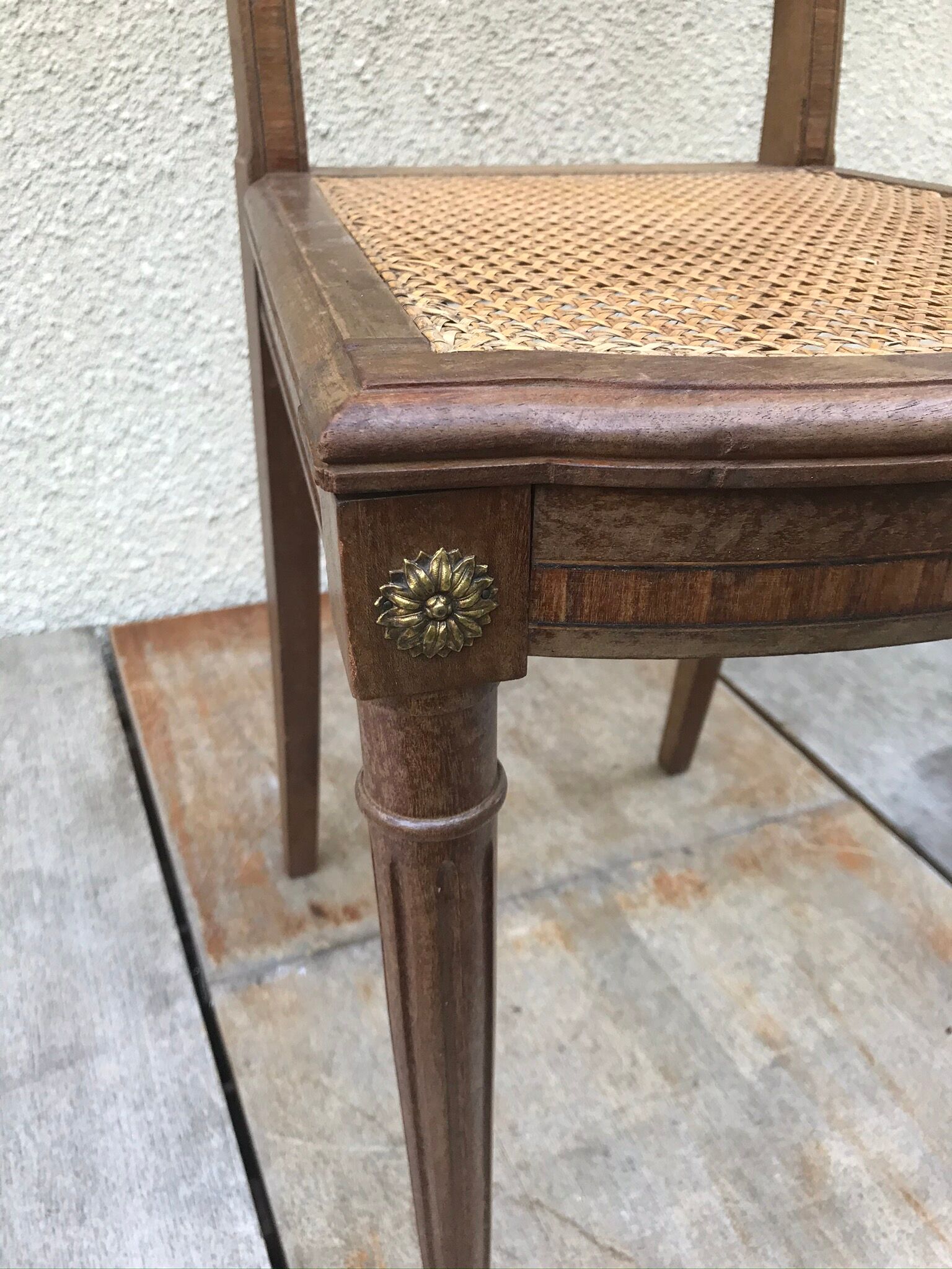 Former wood chair