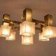 Cubic ceiling light by Gaetano Sciolari, Italy, 1970s.