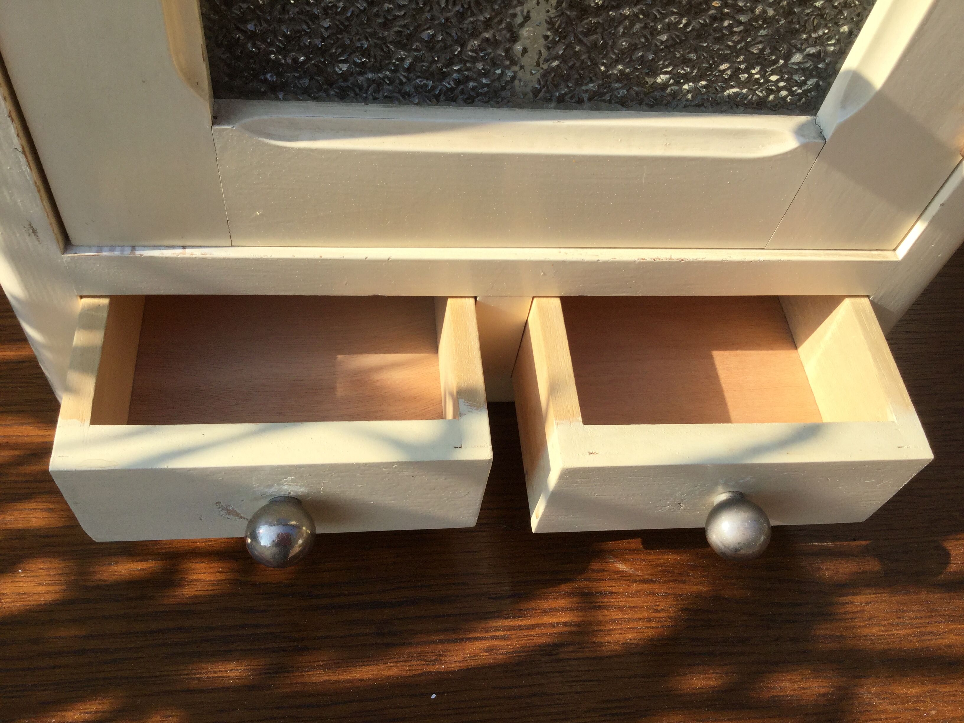 Mini white vintage wardrobe