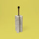 Modernist lamp Croisillon in white marble and chrome metal of the 50s and 60s