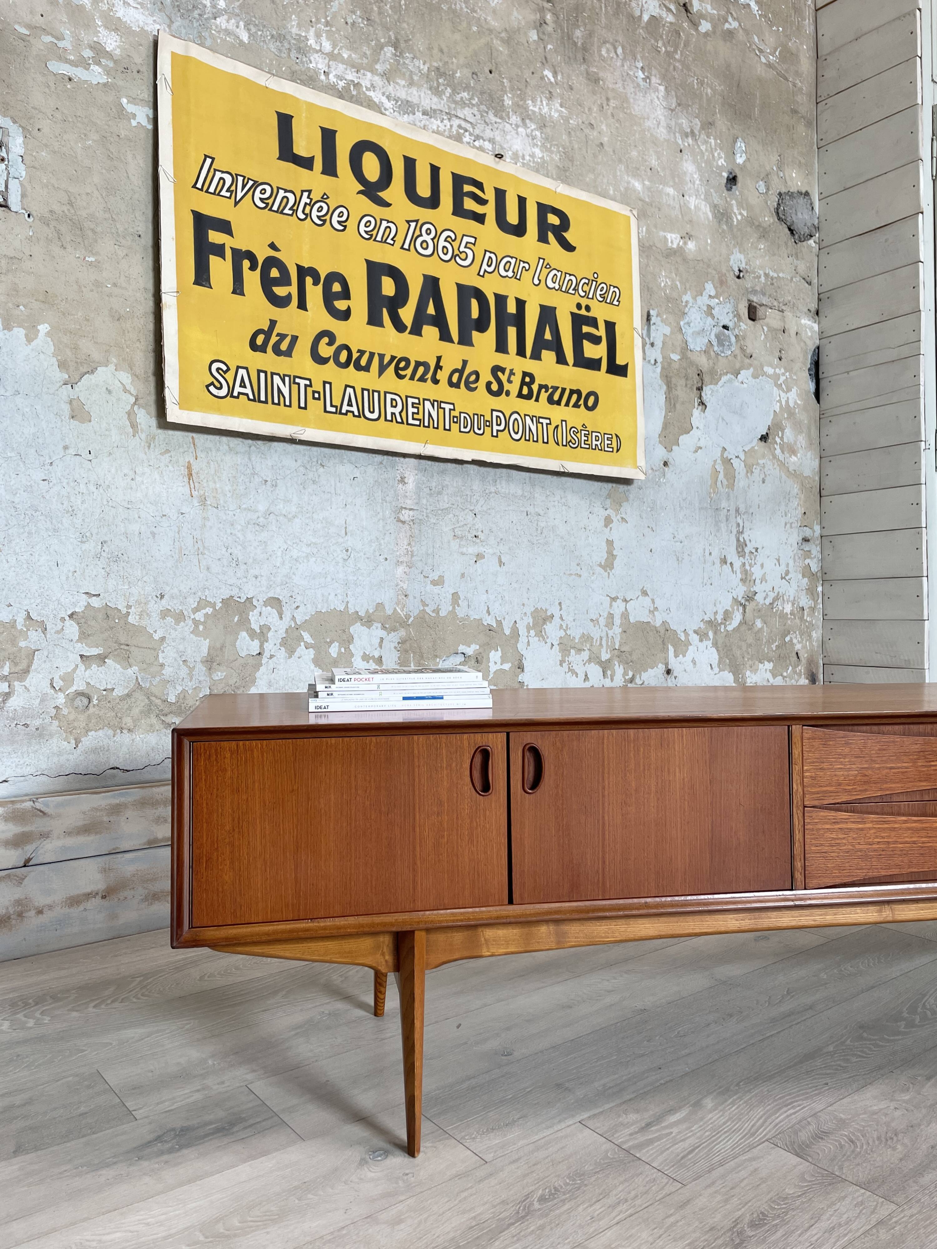 Scandinavian enfilade by Oswald Vermaercke for V-FORM, circa 1950