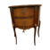 Commode demi lune de style Louis XV en marqueterie XX siècle