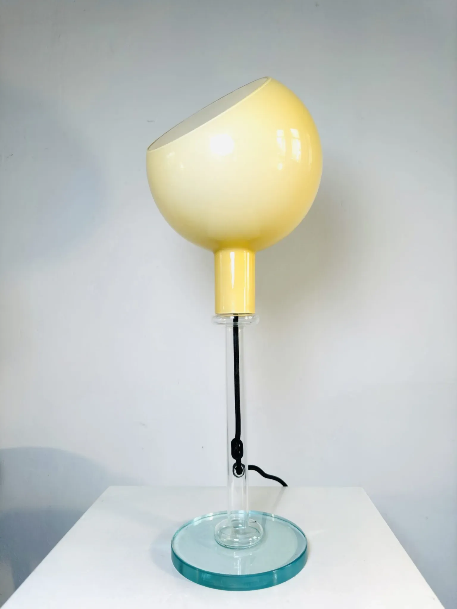 Parola Table Lamp By Gae Aulenti & Piero Castiglioni For Fontana Arte, Italy, 1980S