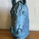 Old plaster horse head