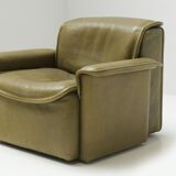DS-12 modular vintage set in green leather by Team de Sede for De Sede Swiss