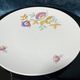 2 flat plates in white porcelain Seltmann Weiden, Bavaria, W. Germany