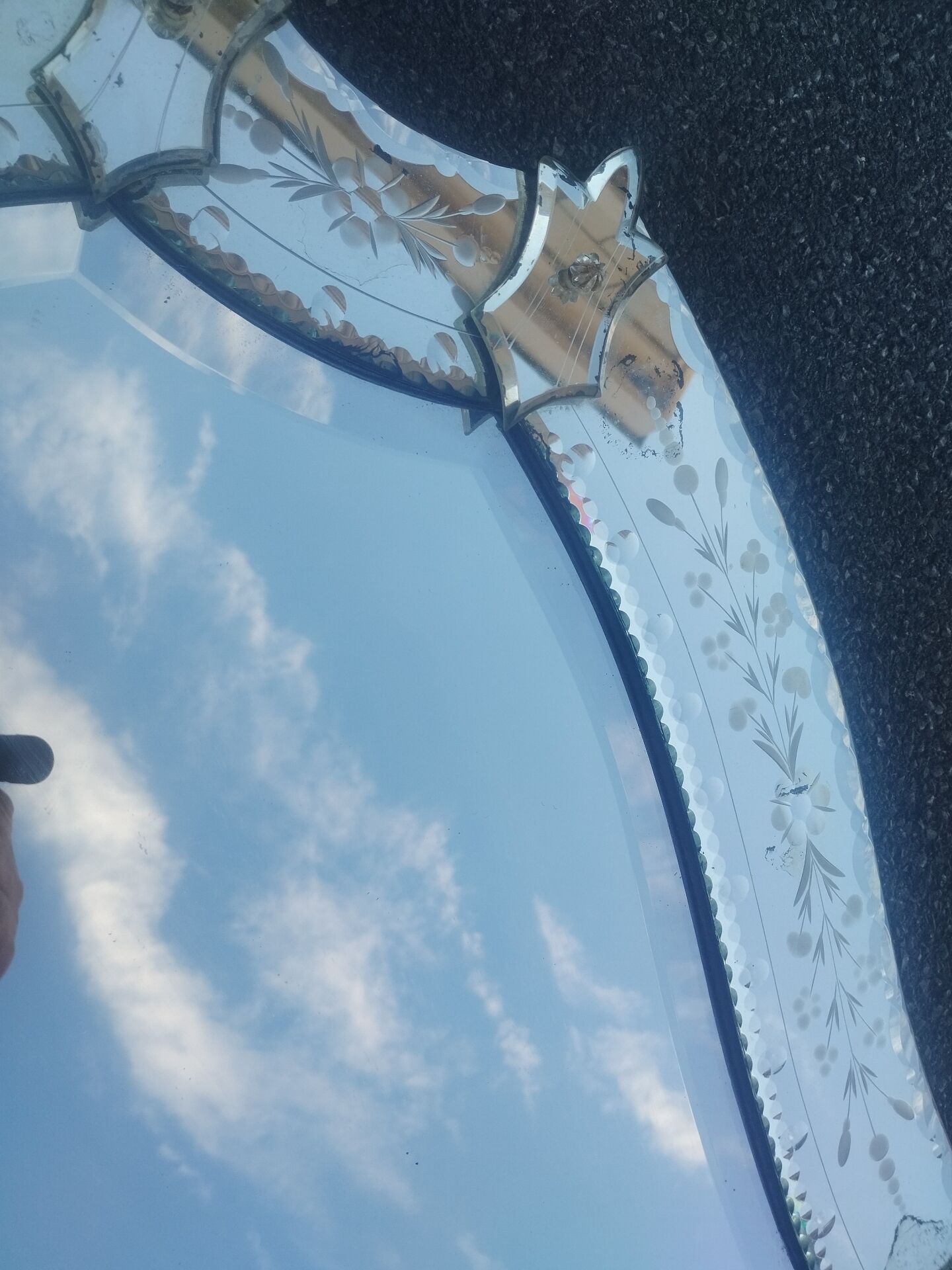 Ancient Venetian mirror