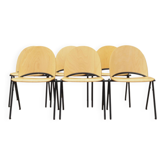 Set of six chairs, Danish design, 1970s, production: Denmark