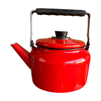 Vintage enameled kettle