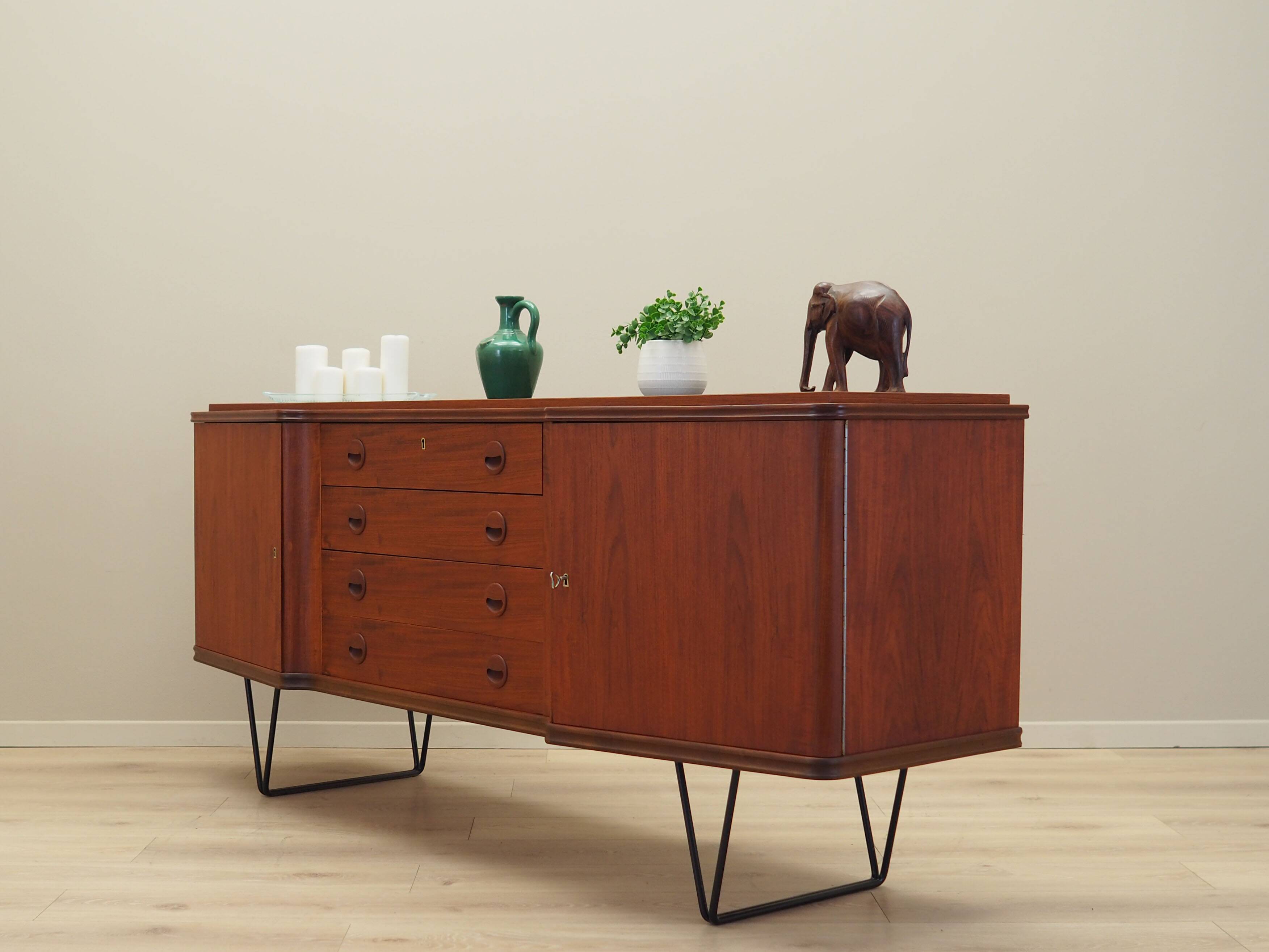 Teak sideboard, Danish design, 1970s, production: Denmark