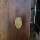 Walnut bar cabinet