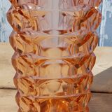 Pink vase, luminarc