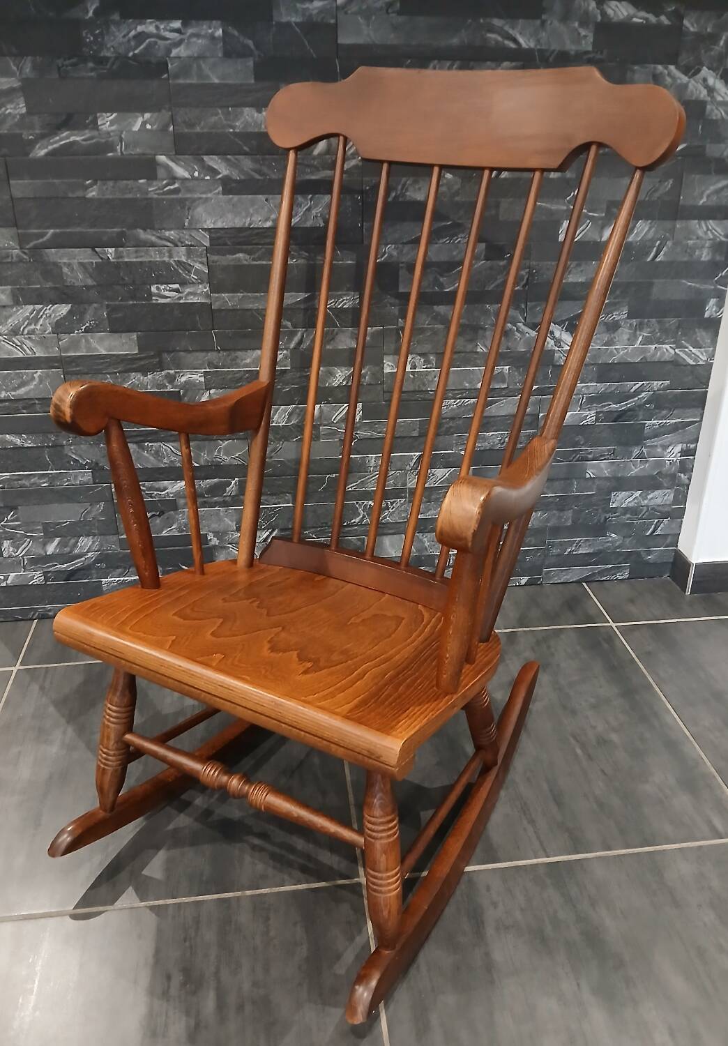 Beech rocking chair