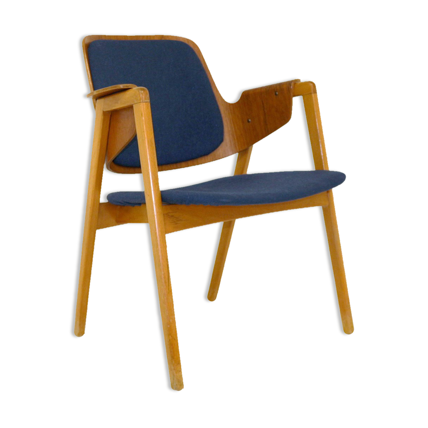 Fauteuil en teck, Gärsnäs, Suède, 1960