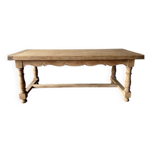 Table de ferme en chêne