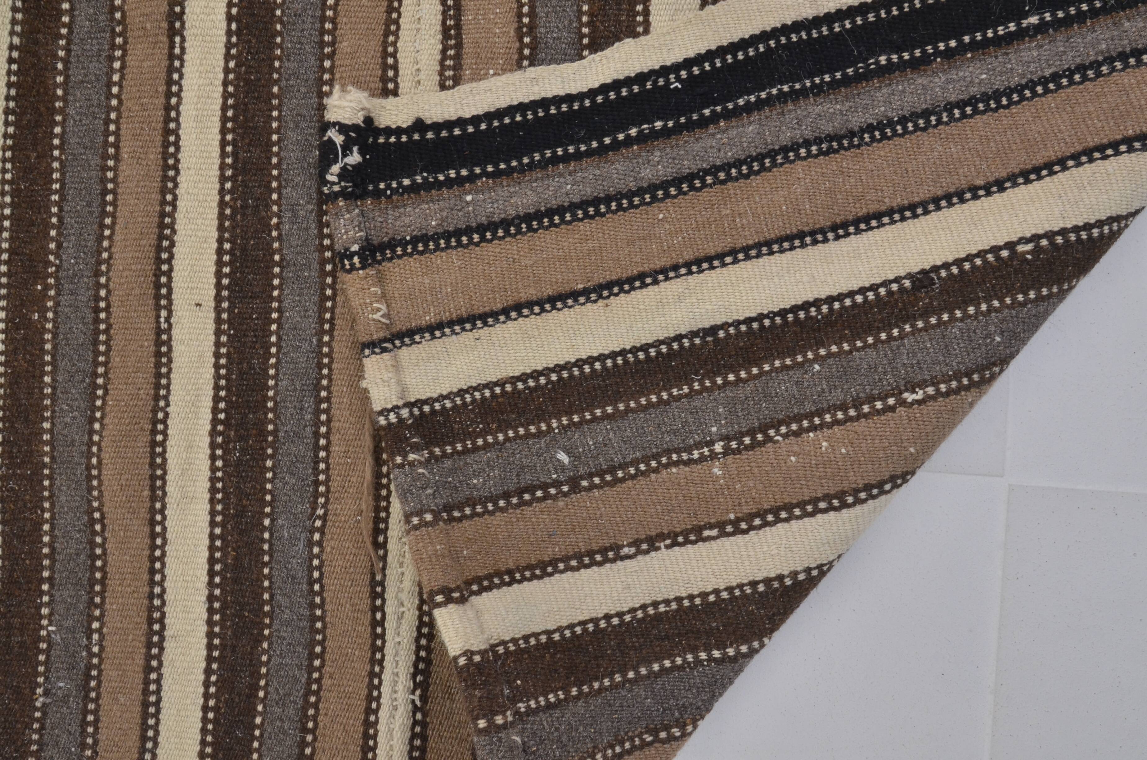 Vintage Stripe Handade Oushak Rug sku  1679