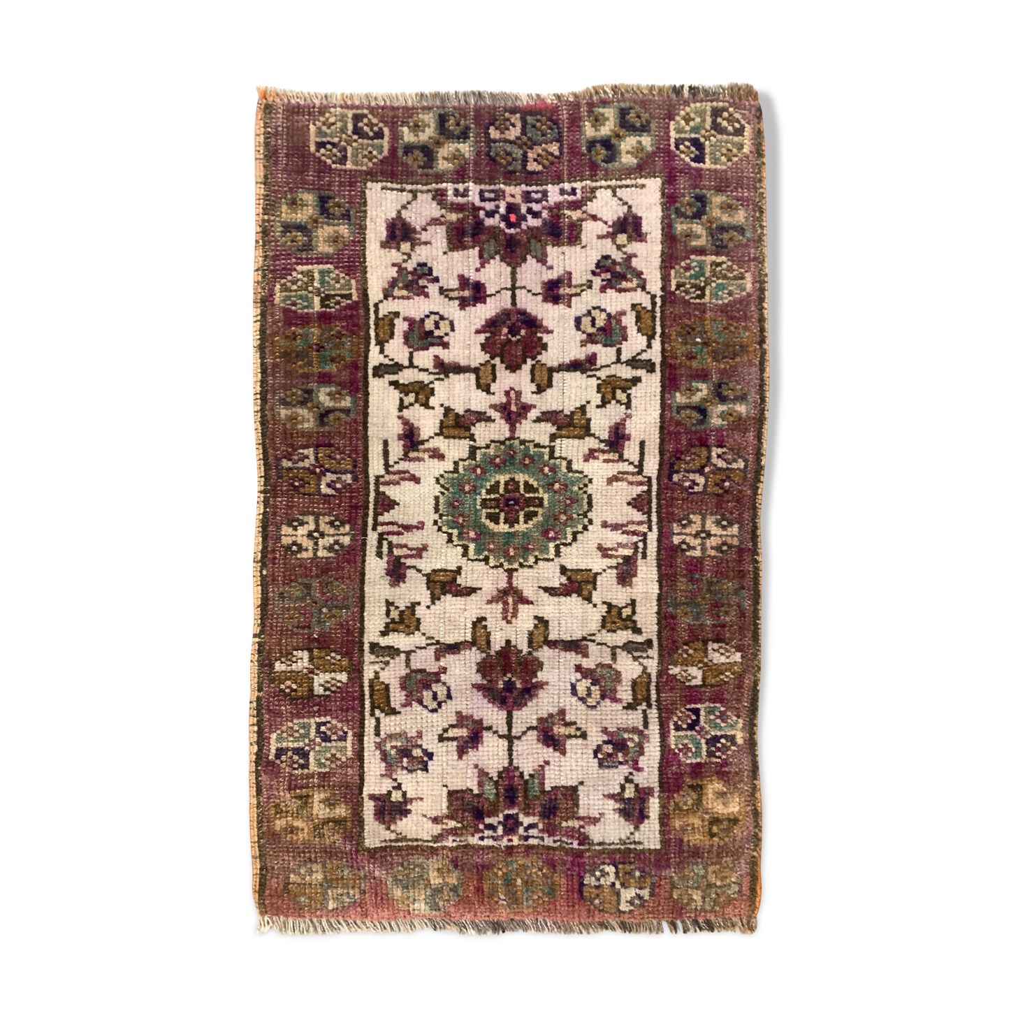 Turkish rug 95x55 cm