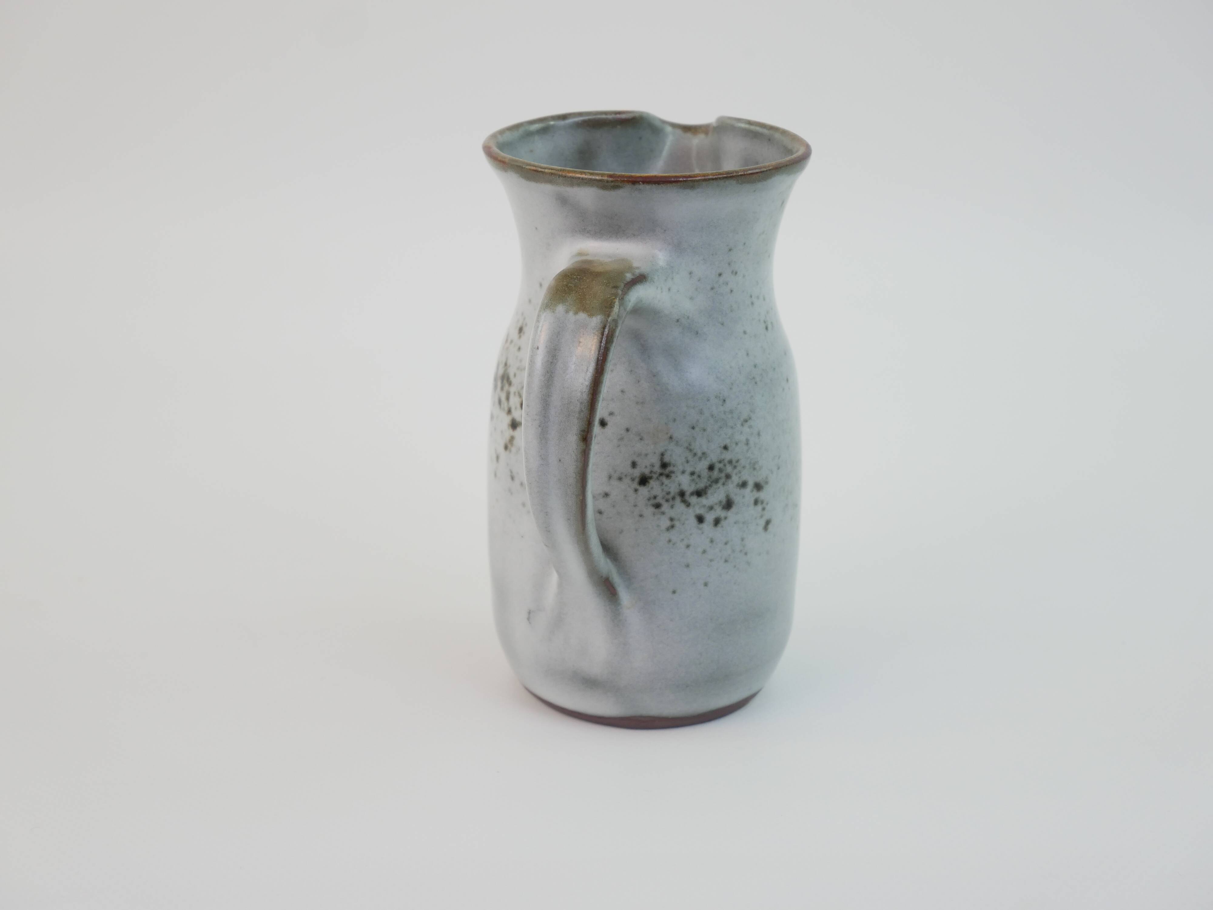 Small pitcher Milk jug Ceramic jug Atelier Thierry and Chantal Robert