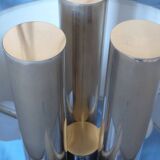 Vintage 1970s metal tubular lamp