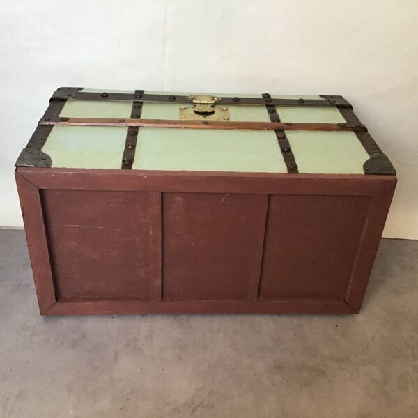 Malle ancienne rare Courrier petit gabarit