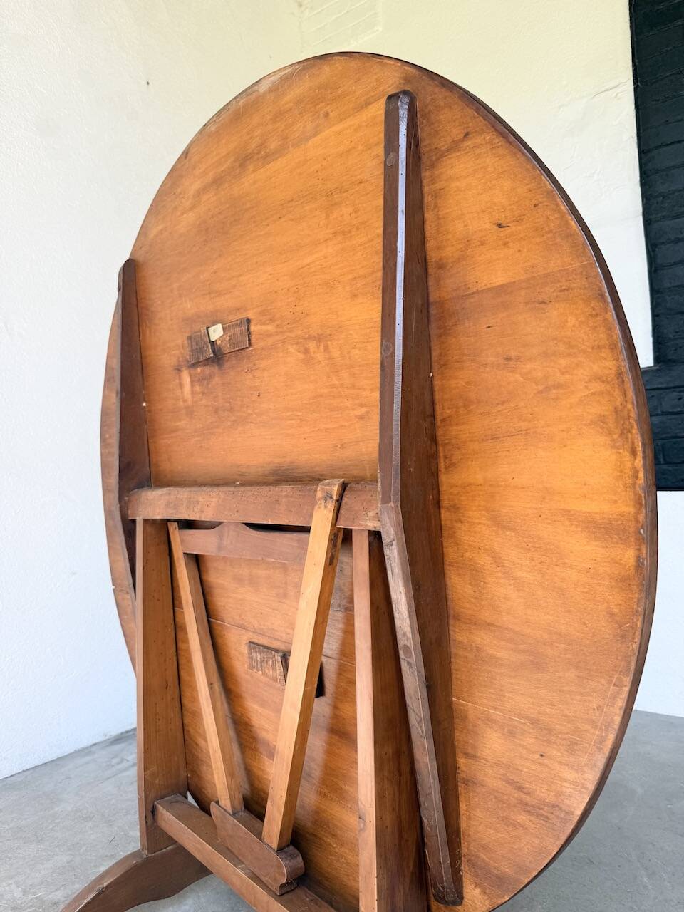 1950s oak winegrower's table