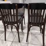 Set of 6 bistro chairs from the 1970s