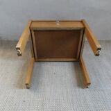 Light wood bedside table from the 60s