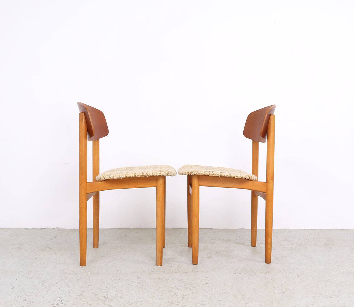 Børge Mogensen model 122 dining chairs by Søborg Møbelfabrik, 1952