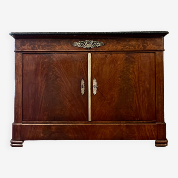 Jacob dit desmalter chest buffet with doors said english mahogany period restoration xix th century