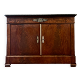Jacob dit desmalter chest buffet with doors said english mahogany period restoration xix th century
