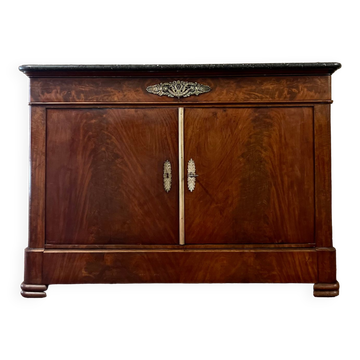 Jacob dit desmalter chest buffet with doors said english mahogany period restoration xix th century