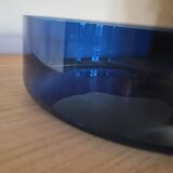 Round Cobalt Blue Glass Serving Dish