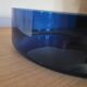 Round Cobalt Blue Glass Serving Dish