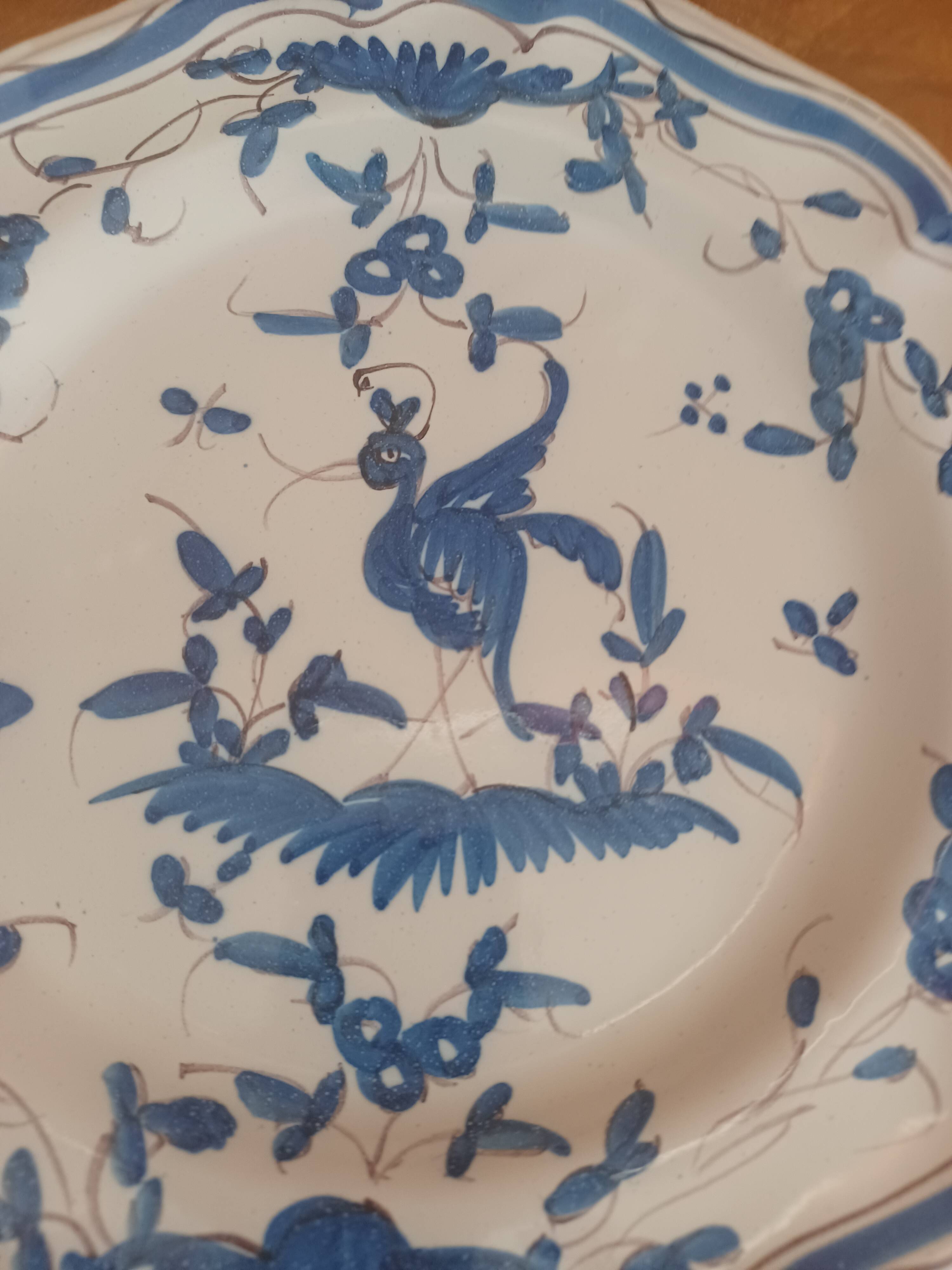 Assiette Faïence XVIII ème.