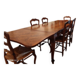 Provençal table in solid walnut