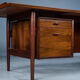 Executive Desk with Sideboard in Rosewood by Arne Vodder for Sibast Møbelfabrik, Denmark, 1950s