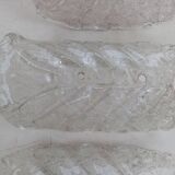 Lot de 3 Appliques en verre de Murano " Tuiles "